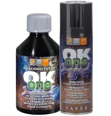 OK ONE L RIMUOVI COLLE E SILICONE flacone 250ml