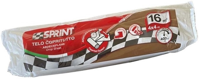 TELI COPRITUTTO 4X4M (400g) PESANTI TRASP. IN ROT.