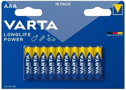 VARTA LONGLIFE POWER LR03 AAA MINISTILO  BL/PZ.10