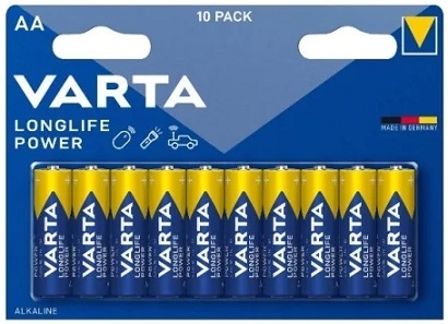 VARTA LONGLIFE POWER LR06 AA STILO BL/PZ.10