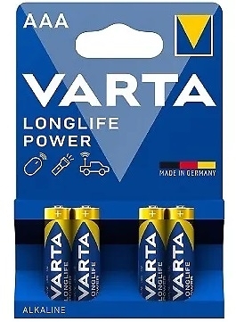 VARTA LONGLIFE POWER LR03 AAA MINISTILO  BL/PZ.4