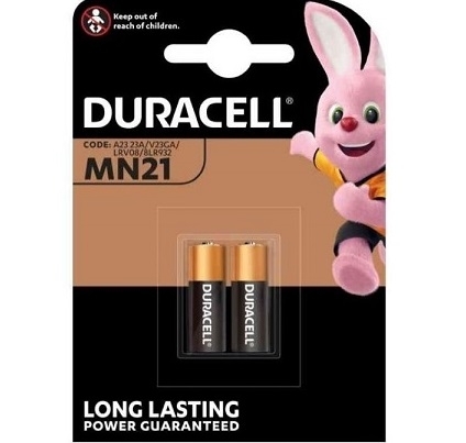 DURACELL MN21 BATTERIA ALC. 12V PZ.2