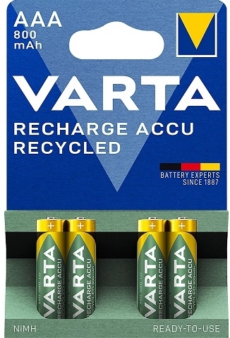 VARTA RECHARGE ACCU AAA MINISTILO 800mAh BL/PZ.4