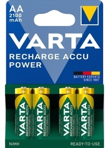 VARTA RECHARGE ACCU AA STILO 2100mAh BL/PZ.4