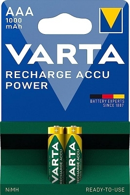 VARTA RECHARGE ACCU AAA MINISTILO 1000mAh BL/PZ.2