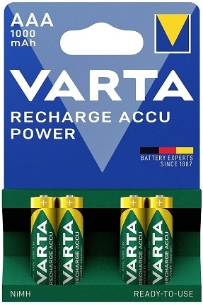 VARTA RECHARGE ACCU AAA MINISTILO 1000mAh BL/PZ.4