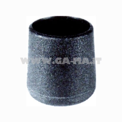 PUNTALE CALZANTE ESTERNO 22 NERO PVC