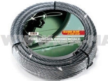 FUNE ACC.ZINC. 72 FILI IN CF/M.25 MM.1,2