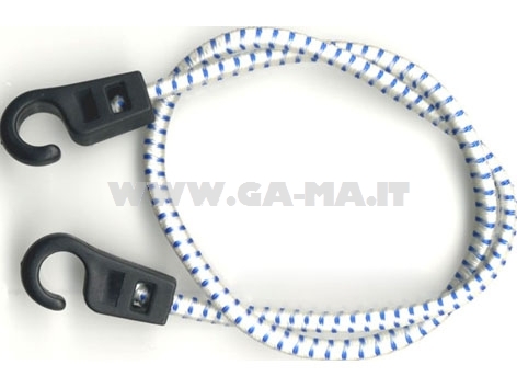 CORDE ELASTICHE D.6 GANCI PLAST. CM.80