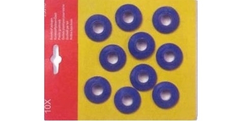 ANELLI VELA NYLON NERO D.10  BL/PZ.10