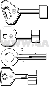 CHIAVI C.R. 5R7 A POMPA