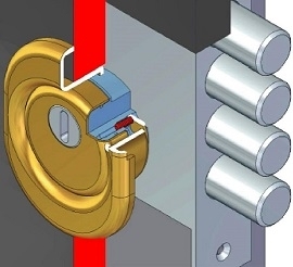 DEFENDER MONOLITO DISEC BD200 H/MM.25    AC.BRONZO