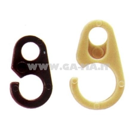 GANCI X ANELLI PICCOLI PLAST.TRASPARENTE
