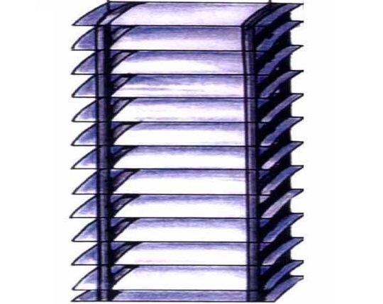 VENEZIANA 50 MM MICROFORATA CON NASTRO PVC