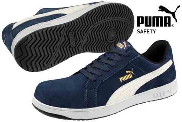 SCARPE PUMA ICONIC SUEDE NAVY S1PL 640020-40