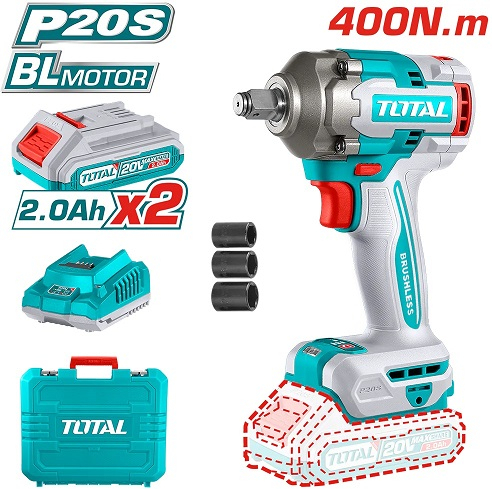 TOTAL TIWLI2040E AVVITATORE MASSA BATT. 20V AT.1/2
