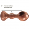 Supporto legno per D.35 mm chiuso