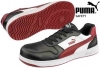 Scarpe PUMA FRONTCOURT BLK/WHT/RED LOW S3L 640200