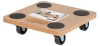 Pianale con ruote girevoli