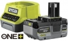 RYOBI kit caricatore e batteria 18V