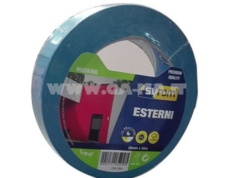 NASTRO CARTA ADESIVA BLU MM25X50M BARCODE