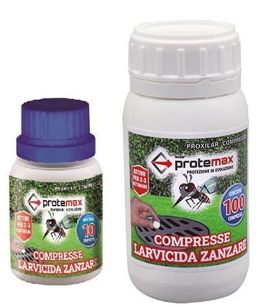 PM214 INSETTICIDA COMPRESSE LARVE ZANZARE barattolo pz.10