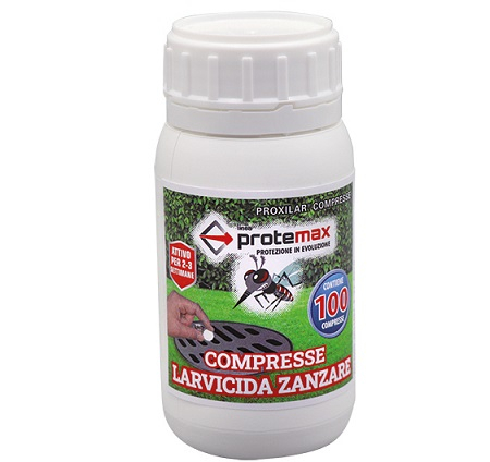 PM217 INSETTICIDA COMPRESSE LARVE ZANZARE barattolo pz.100