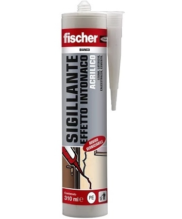 FISCHER SAR SILICONE ACRIL. EFFETTO INTONACO BIA.