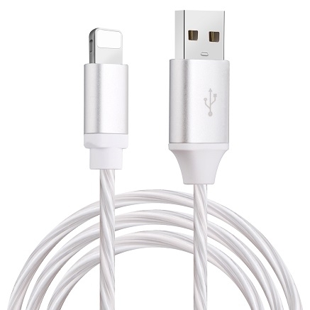 LS-C33 CAVO A LED 2.4A  M.1 USB / LIGHTNING