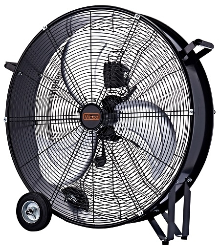 V70625 VENTILATORE INDUSTRIALE NERO D.60cm 120W