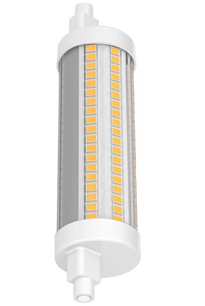 LAMP. LED LINEARE R7S 118mm 15,5W DIMM. 4000K SLD9716X3D