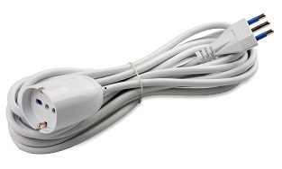 PROLUNGA SHUKO M.3 3X1 16A BIANCA