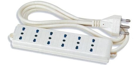 LJ MULTIPRESA 6 USC. BIPASSO BIA. + INTERR. CAVO 1,2M
