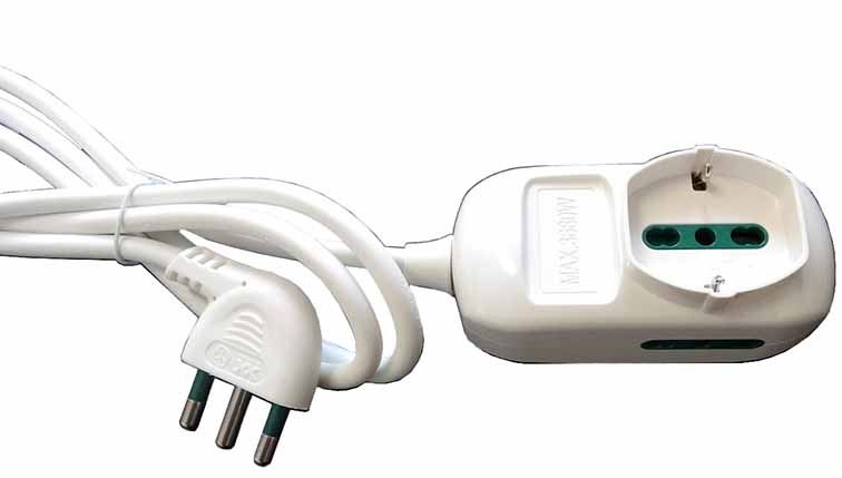 LJ MULTIPRESA 1 USC.UNIV.+2 BIVAL. CAVO 3X1 1,5M BIA.