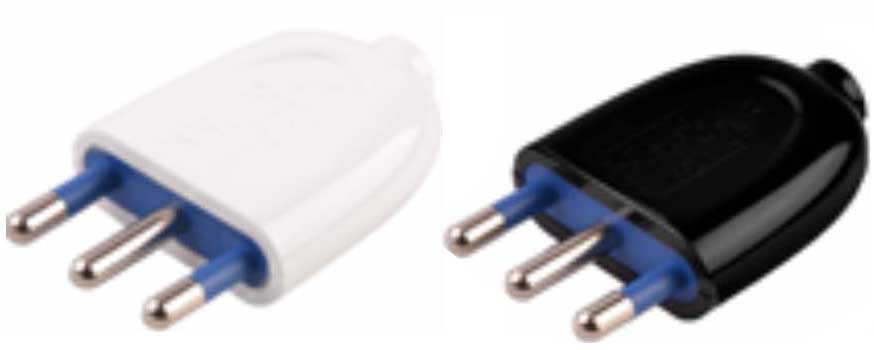 SPINA VOLANTE 2P+T 16A NERA