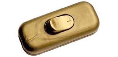 INTERRUTTORE PASS. A BILANCIERE ORO