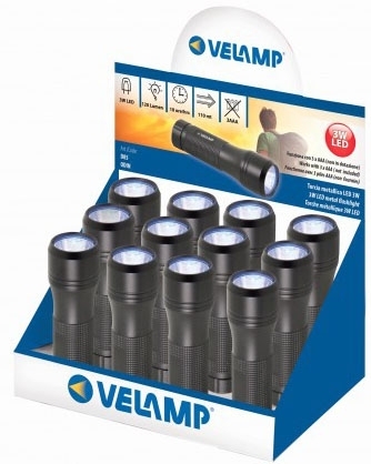 VEL-D85 ESPO 12 TORCE ALLUM. LED 3W 120Lm