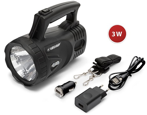 VEL-IR554LED LANTERNA RICARICABILE LED ICARO