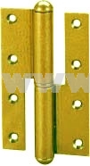 CERNIERA A LIBRO PIANA OTTONE L. 100X65 DX