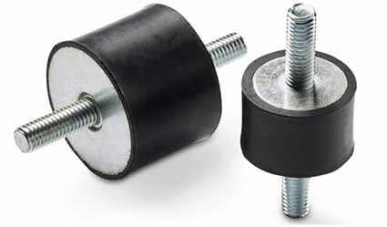 ANTIVIBRANTE CILINDR. M+M 50X40 M10X27 60SH