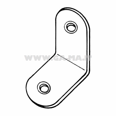 LASTRINE ANGOLO SP.1,5X15 MM.25X25  A.91 OTT.