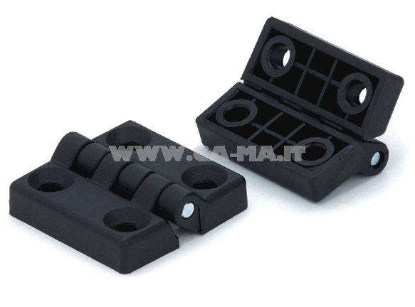 CERNIERA POLIAMMIDE NERA 95X95 FO/PASS.  A.O400
