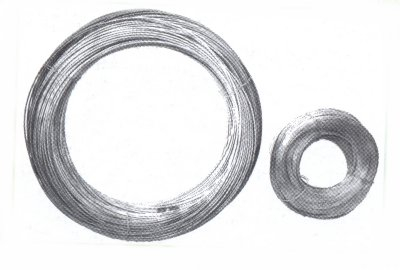 FILO FERRO COTTO NERO 15- MM.2,4      (KG. 25)