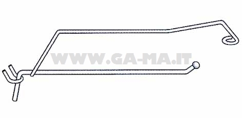 GANCI X PANNELLI FILO 3,8 CM.30 A.272/P C/PORTATARGH.