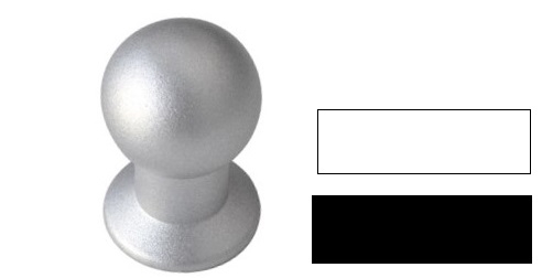 POMOLO SFERA D.12 A.505C OT.VE.BIANCO
