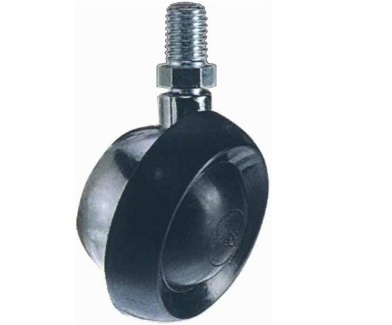 RUOTA PIROETT. NYLON 55 PERNO M10X15