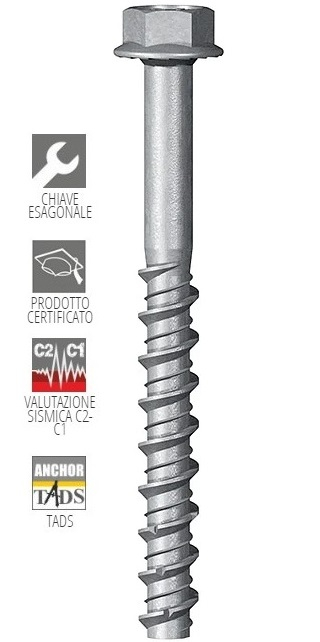 VITI TER CALCESTRUZZO ZB 10X80   ETA-CE