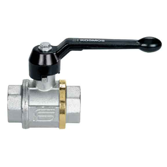 VALVOLA OTTONE KOSMOS CON LEVA  FF 3/4