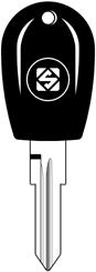CHIAVI AUTO TRANSPONDER GT15RT2