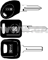 CHIAVI AUTO TRANSPONDER HU56RAT2  LASER